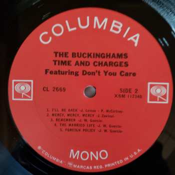 LP The Buckinghams: Time & Charges