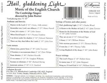 CD John Rutter: Hail, Gladdening Light (Music Of The English Church)