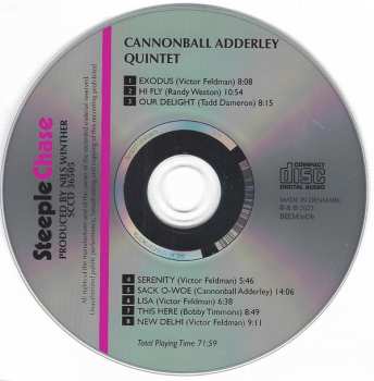 CD The Cannonball Adderley Quintet: In Concert - Falkoner Centret, April 13, 1961