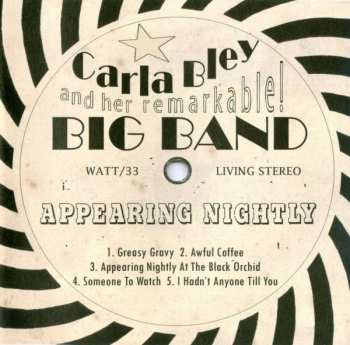 CD The Carla Bley Big Band: Appearing Nightly