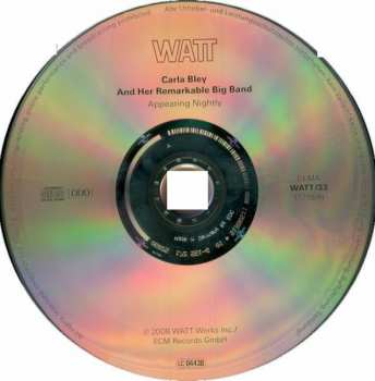CD The Carla Bley Big Band: Appearing Nightly