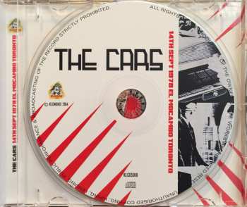 CD The Cars: 14th Sept 1978 El Mocambo Toronto
