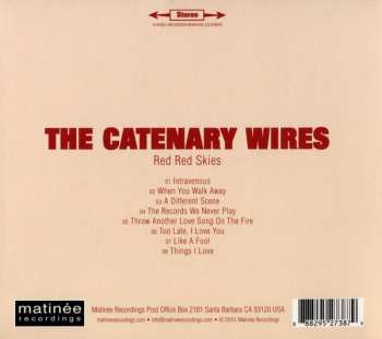 CD The Catenary Wires: Red Red Skies