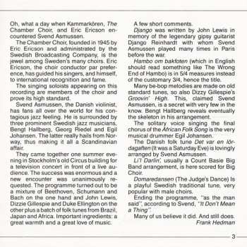 CD Eric Ericson: The Chamber Choir & Eric Ericson Encounter Svend Asmussen