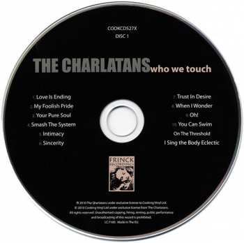 2CD The Charlatans: Who We Touch LTD