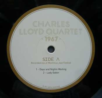 3LP The Charles Lloyd Quartet: 1967 - Recorded Live At Montreux Jazz Festival LTD | NUM