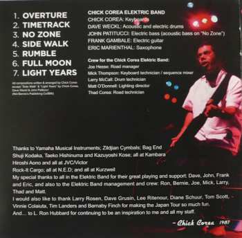 CD The Chick Corea Elektric Band: Live In Tokyo 1987