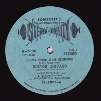 LP The Cinema Sound Stage Orchestra: Sound Track Music From Doctor Zhivago