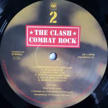 3LP The Clash: Combat Rock + The People's Hall