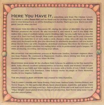 CD The Clumsy Lovers: Smart Kid