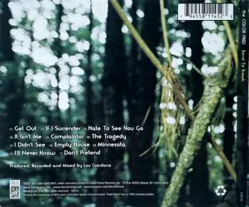 CD The Color Fred: Bend To Break