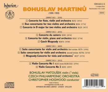4CD/Box Set Bohuslav Martinů: The Complete Music For Violin And Orchestra