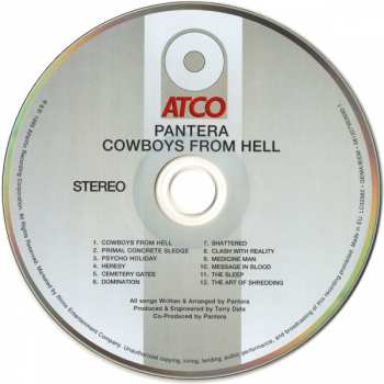 5CD/Box Set Pantera: The Complete Studio Albums 1990-2000
