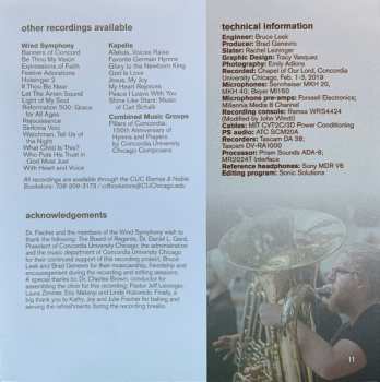 CD The Concordia University Wind Symphony: Let My Love Be Heard