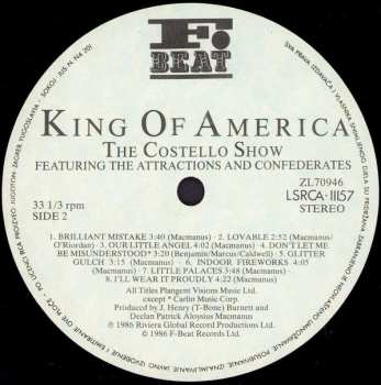LP The Costello Show: King Of America