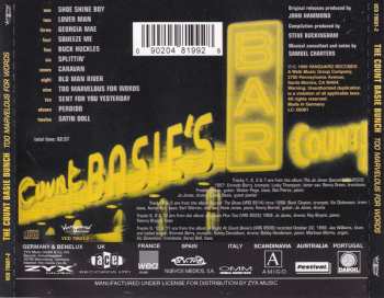 CD The Count Basie Bunch: Too Marvelous For Words