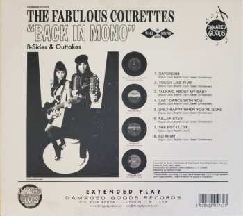 CD The Courettes: Back In Mono (B-Sides & Outtakes)