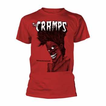 Merch The Cramps: T-shirt Bad Music For Bad People (red)