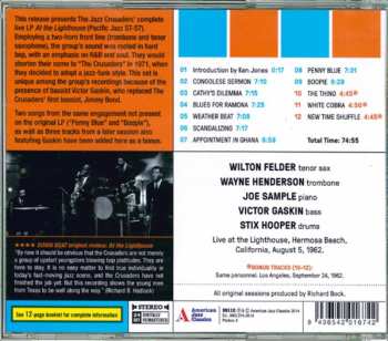 CD The Crusaders: Complete Live At The Lighthouse '62