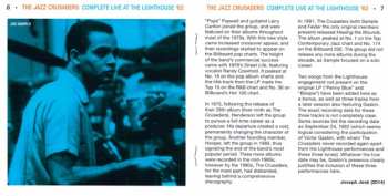 CD The Crusaders: Complete Live At The Lighthouse '62