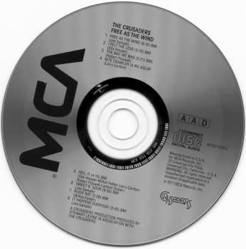 CD The Crusaders: Free As The Wind