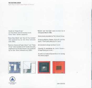 CD The Cultural Decay: Eight Ways To Start A Day (Singles & Demos)