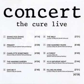 CD The Cure: Concert - The Cure Live