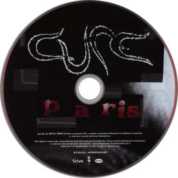 CD The Cure: Paris