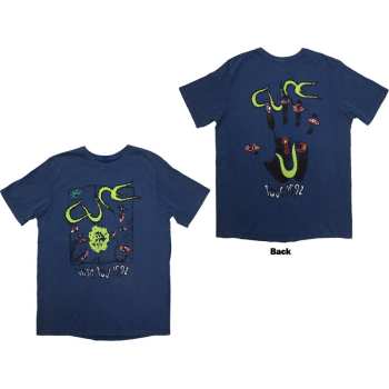 Merch The Cure: The Cure Unisex Stone Wash T-shirt: Wish Tour '92 (back Print) (medium) M