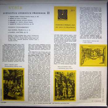 LP The Czech Philharmonic Orchestra: Výběr Světových Operních Předeher
