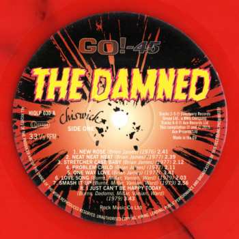 LP The Damned: Go! - 45 CLR