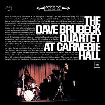 2CD The Dave Brubeck Quartet: At Carnegie Hall