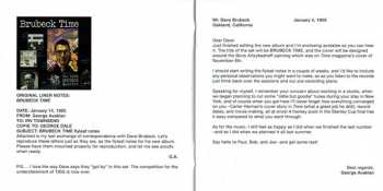 CD The Dave Brubeck Quartet: Time Out