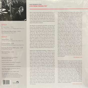 LP The Dave Brubeck Trio: Live From Vienna 1967