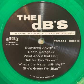 2LP The dB's: I Thought You Wanted To Know 1978-1981 LTD | CLR