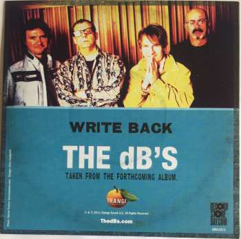 SP The dB's: Picture Sleeve / Write Back PIC