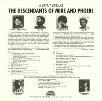 LP The Descendants Of Mike And Phoebe: A Spirit Speaks