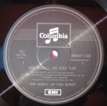 LP The Don Rendell / Ian Carr Quintet: Live