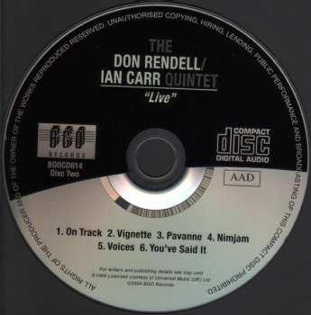 2CD The Don Rendell / Ian Carr Quintet: Phase III / Live