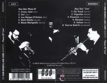 2CD The Don Rendell / Ian Carr Quintet: Phase III / Live