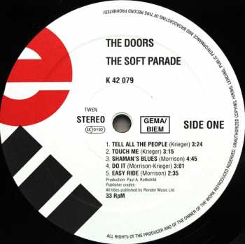 LP The Doors: The Soft Parade