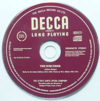 2CD Gilbert & Sullivan: The Sorcerer/The Zoo