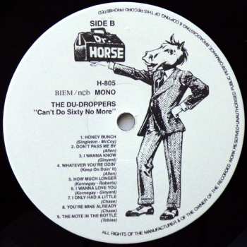 LP The Du Droppers: Can't Do Sixty No More
