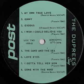 CD The Duprees: Gone With The Wind - O.s.t.