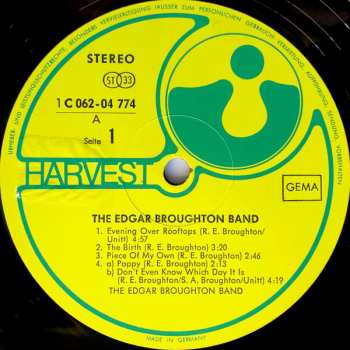 LP The Edgar Broughton Band: The Edgar Broughton Band
