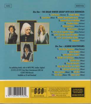 CD The Edgar Winter Group: Jasmine Nightdreams + Edgar Winter Group With Rick Derringer