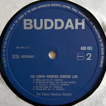 LP Edwin Hawkins Singers: Live