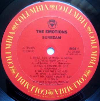 LP The Emotions: Sunbeam