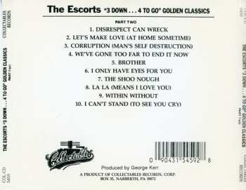 CD The Escorts: 3 Down...4 To Go Golden Classics Part 2