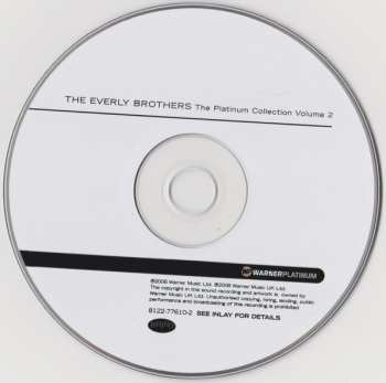 CD Everly Brothers: The Platinum Collection Volume 2